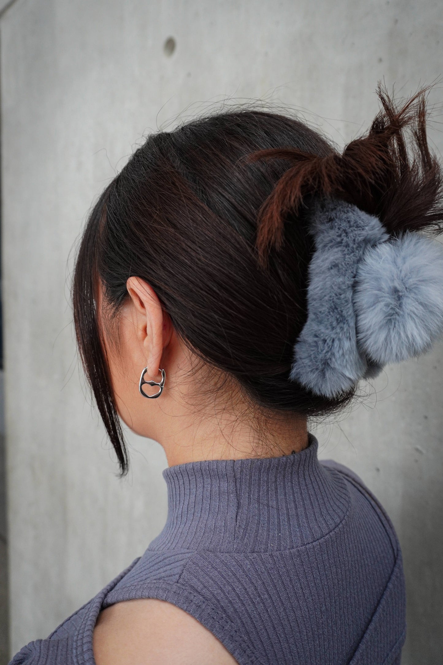 FLUFFY hair clip