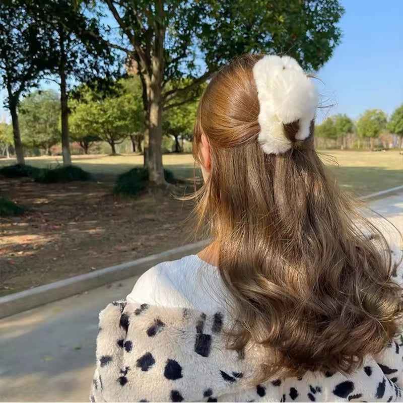 FLUFFY hair clip