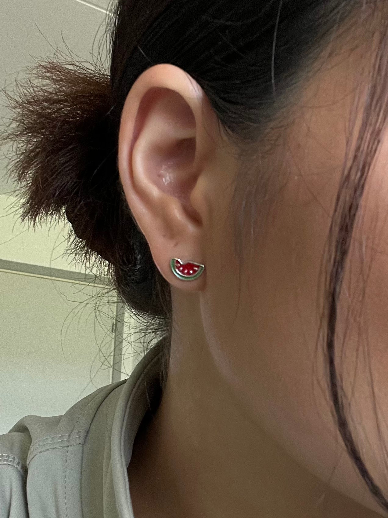 Watermelon earrings