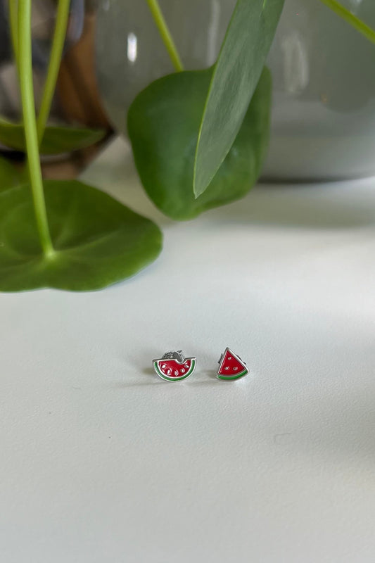 Watermelon earrings