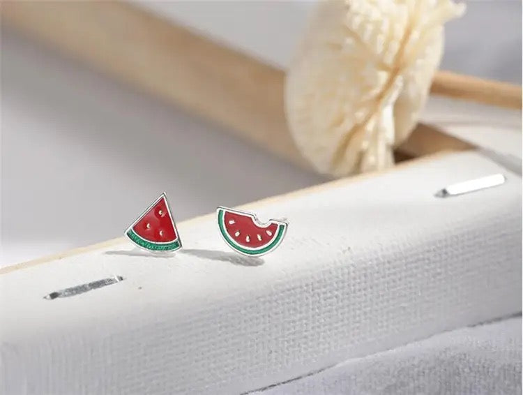 Watermelon earrings