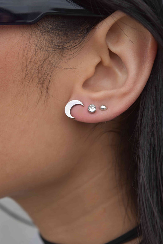 MOONIX earrings - set of three